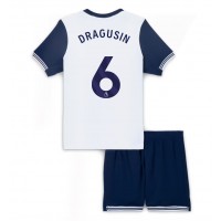 Camisa de time de futebol Tottenham Hotspur Radu Dragusin #6 Replicas 1º Equipamento Infantil 2024-25 Manga Curta (+ Calças curtas)